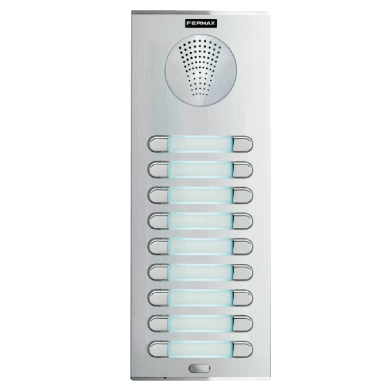 Placa FERMAX® CITY™ S7 AP209 4+N (Audio) - 18 Pulsadores//FERMAX® CITY™ S7 AP209 4+N Entry Panel (Audio) - 18 Buttons