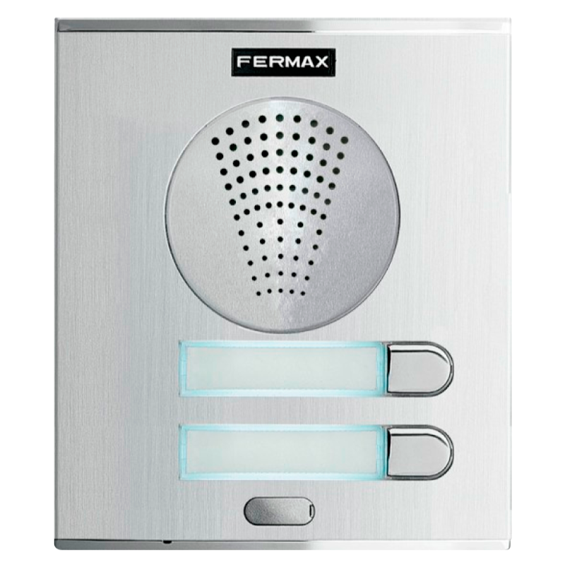 Placa FERMAX® CITY™ S2 AP102 4+N (Audio) - 2 Pulsadores//FERMAX® CITY™ S2 AP102 4+N Entry Panel (Audio) - 2 Buttons
