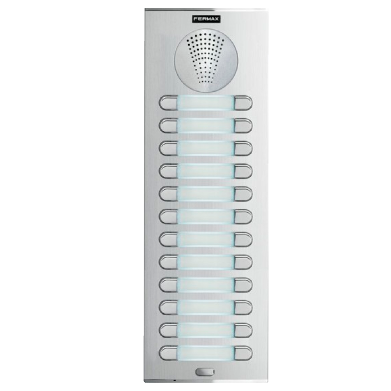 Placa FERMAX® CITY™ S8 AP212 VDS™ (Audio) - 24 Pulsadores//FERMAX® CITY™ S8 AP212 VDS™ Entry Panel (Audio) - 24 Buttons