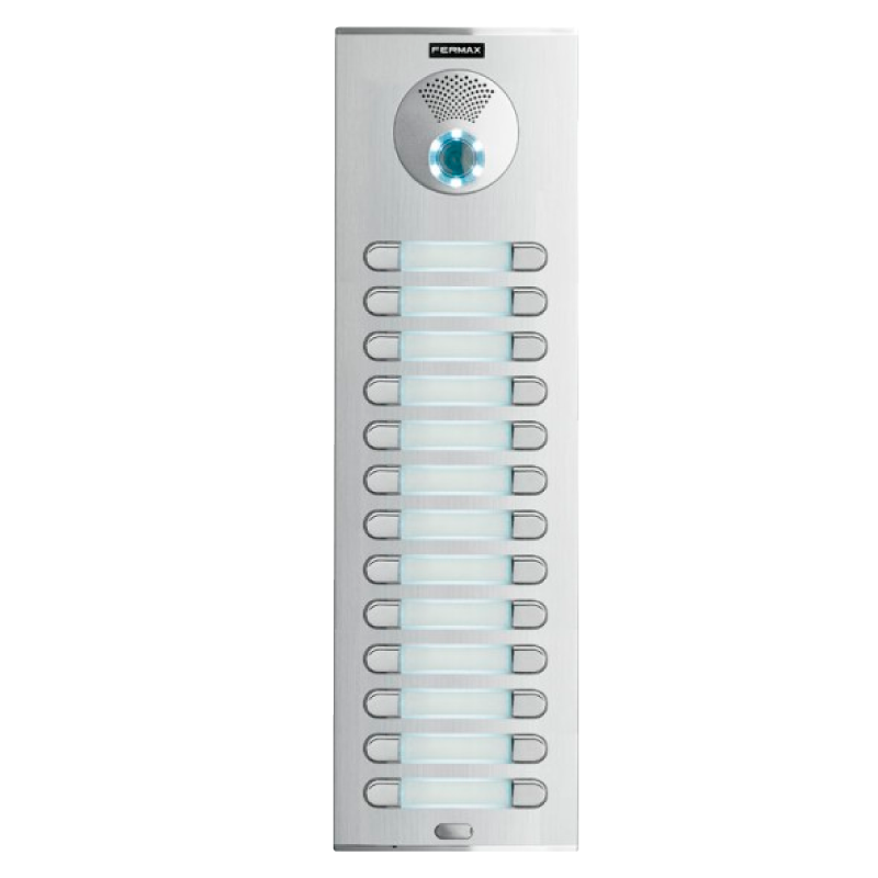 Placa FERMAX® CITY™ S9 CP213 DUOX™ Color (Video) - 26 Pulsadores//FERMAX® CITY™ S9 CP213 DUOX™ Color Plate (Video) - 26 Buttons