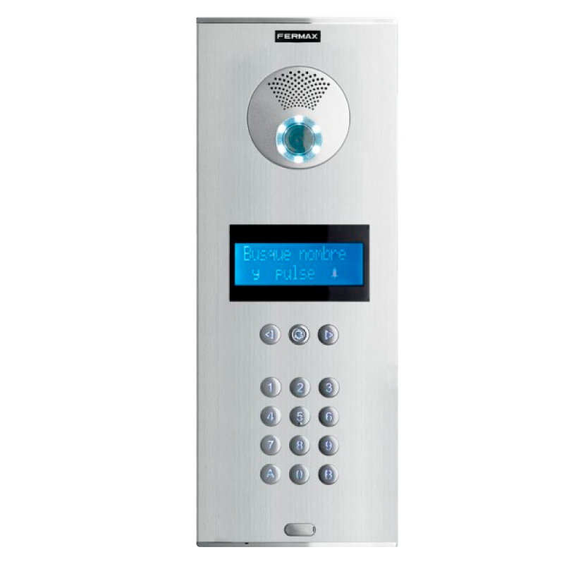 Placa FERMAX® CITY™ VDS™ Digital Color (Video) - Teclado y Display LCD//FERMAX® CITY™ VDS™ Digital Color Entry Panel (Video) - Keypad and LCD Display
