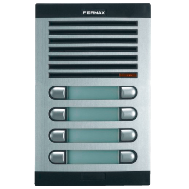 Placa de Audio FERMAX® CITY™ Classic 8L//FERMAX® CITY™ Classic 8L Audio Entry Panel