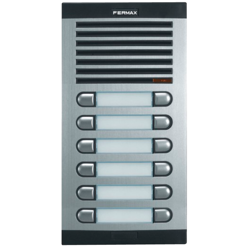 Placa de Audio FERMAX® CITY™ Classic 12L//FERMAX® CITY™ Classic 12L Audio Entry Panel
