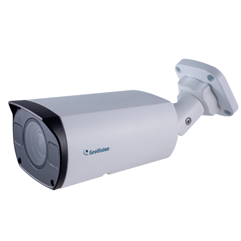 Cámara Bullet IP GEOVISION™ GV-ABL4711 de 4MPx 4.3x 2.8-12mm Motorizada con IR 50m (+Audio)//GEOVISION™ GV-ABL4711 4MPx 4.3x 2.8-12mm Motorized IP Bullet Camera with IR 50m (+Audio)