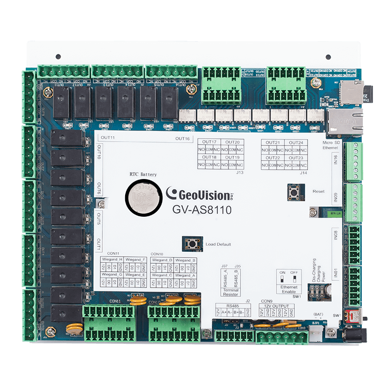 Unidad de Control GEOVISION™ GV-AS8110//GEOVISION™ GV-AS8110 Controller