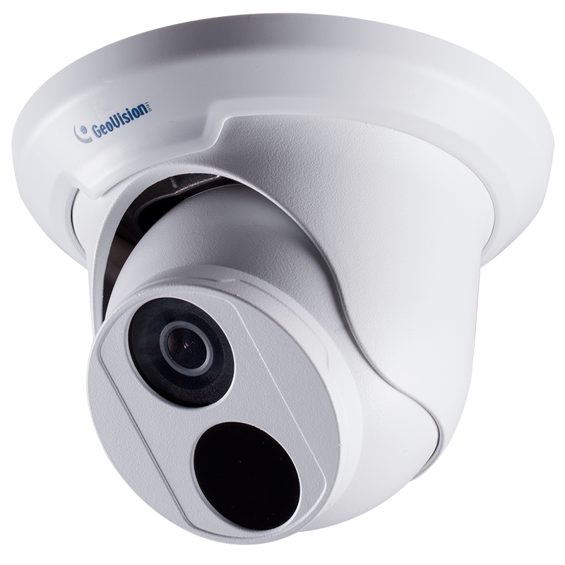 Minidomo IP GEOVISION™ GV-EBD8700 de 8MPx 2.8mm con IR 30m//GEOVISION™ GV-EBD8700 with 8MPx 2.8mm IP Mini Dome + IR 30m