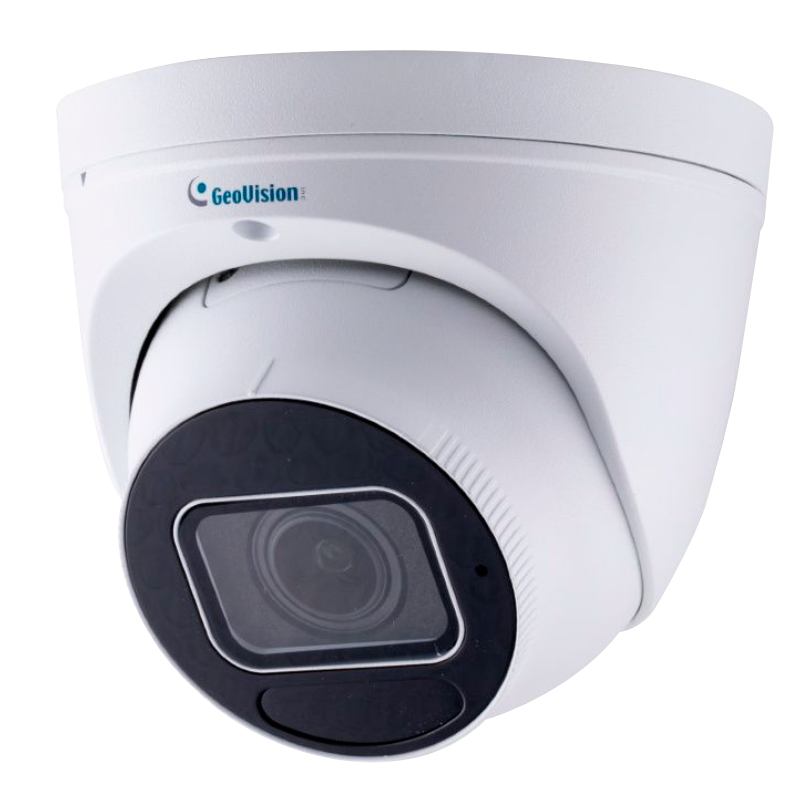 Minidomo IP GEOVISION™ GV-TVD8810 de 8MPx 2.8-12mm Motorizado 4.3x con IR 40m (+Audio)//GEOVISION™ GV-TVD8810 with 8MPx 2.8-12mm Motorized 4.3x + IR 40m IP Mini Dome (+Audio)