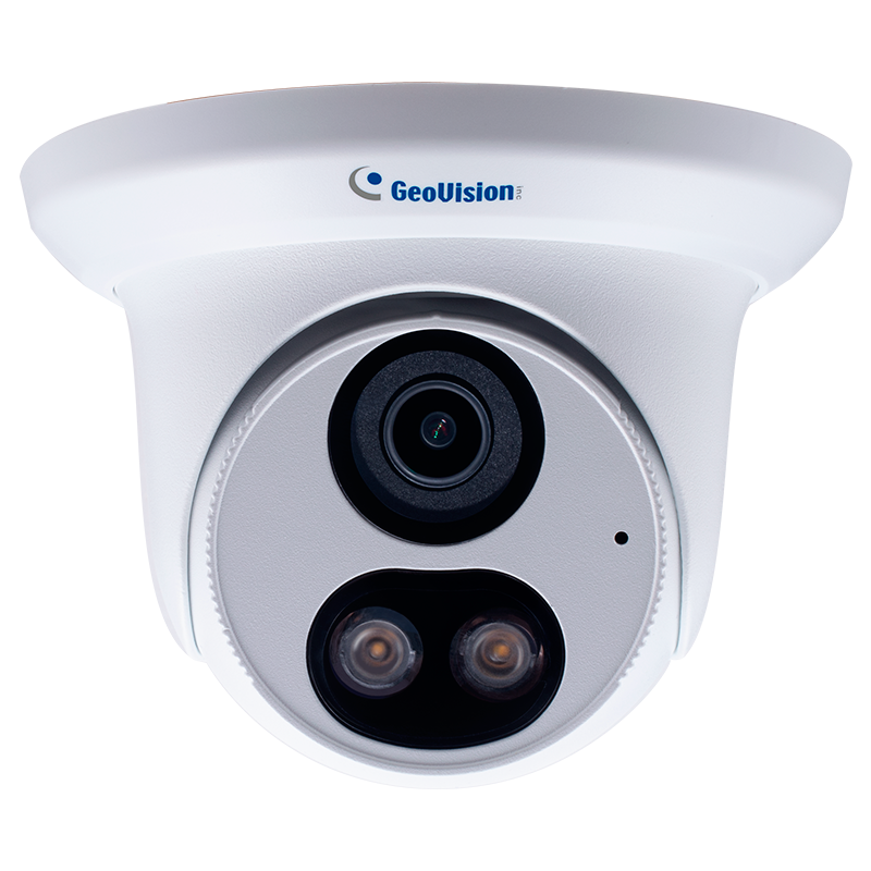 Minidomo IP GEOVISION™ GV-EBFC5800 de 5MP 2.8mm con IR 30m//GEOVISION™ GV-EBFC5800 de 5MP 2.8mm IP Mini Dome with IR 30m
