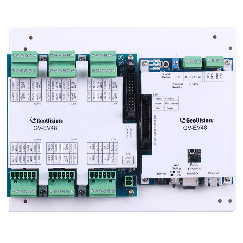 Unidad de Control GEOVISION™ GV-EV48 para Ascensores//GEOVISION™ GV-EV48 Controller for Elevators