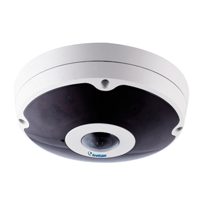 Minidomo IP Ojo de Pez (360º) GEOVISION™ GV-FER5701 de 5MPx 1.05mm con IR//FishEye (360º) GEOVISION™ GV-FER5701 with 5MPx 1.05mm IP Mini Dome + IR