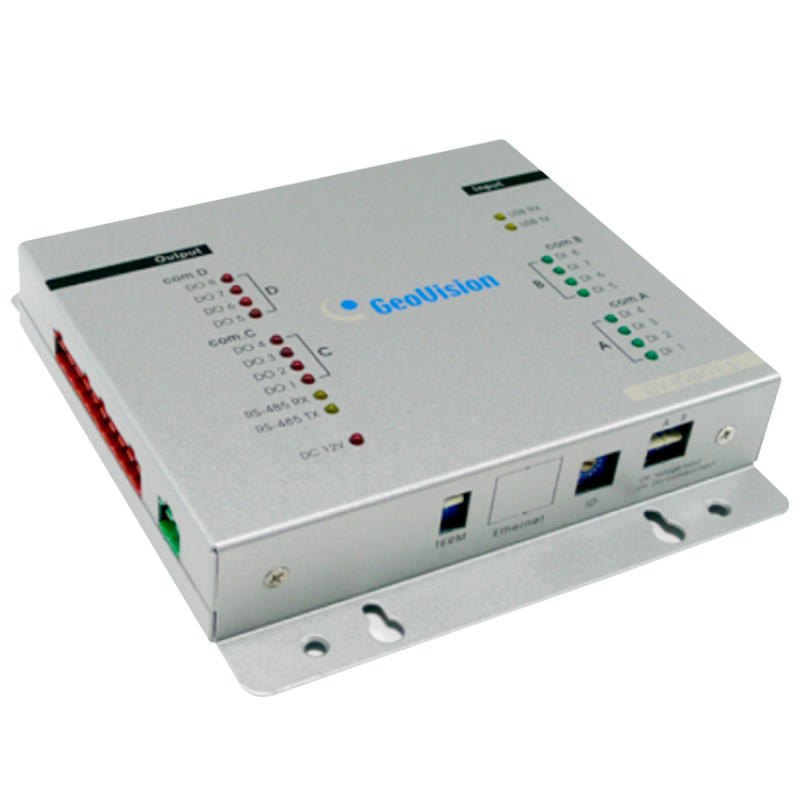 Módulo GEOVISION™ GV-IO Box de 8 Puertos + Ethernet//GEOVISION™ GV-IO Box 8-Port Module + Ethernet