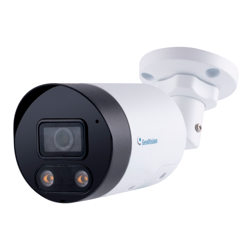 Cámara Bullet IP GEOVISION™ GV-TBL8804 de 8MPx 4mm con IR 30m (+Audio)//GEOVISION™ GV-TBL8804 8MPx 4mm with IR 30m IP Bullet Camera (+Audio)