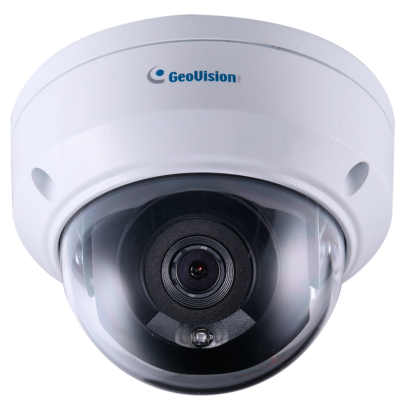 Minidomo IP GEOVISION™ GV-TDR2704-2F de 2MPx 2.8mm con IR 30m//GEOVISION™ GV-TDR2704-2F with 2MPx 2.8mm + IR 30m IP Mini Dome