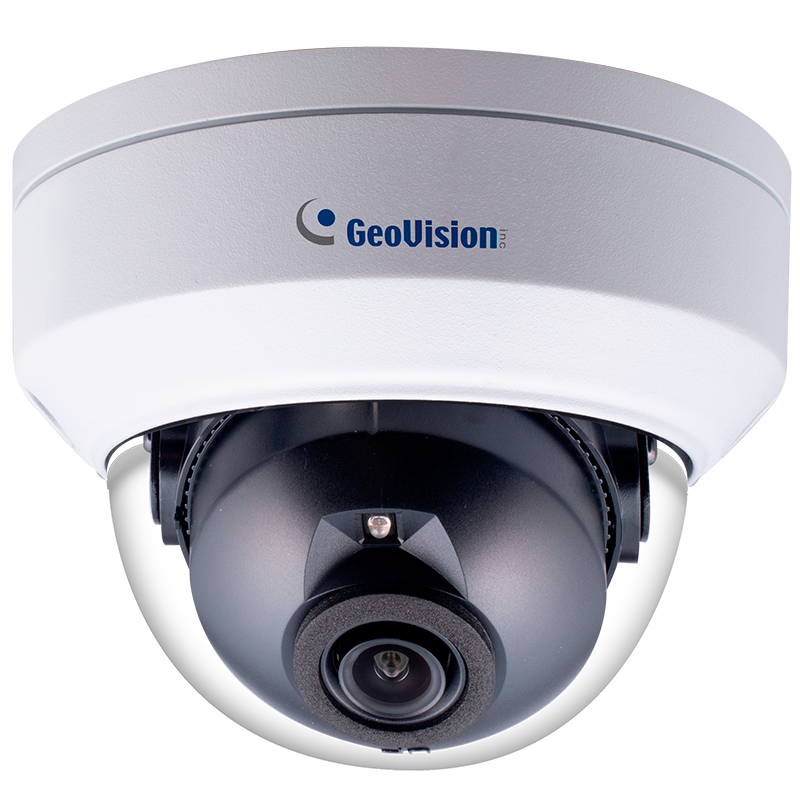 Minidomo IP GEOVISION™ GV-TDR4803-2F de 4MPx 2.8mm con IR 30m (+Audio y Alarma)//GEOVISION™ GV-TDR4803-2F 4MPx 2.8mm IP Mini Dome with IR 30m (+Audio & Alarm)