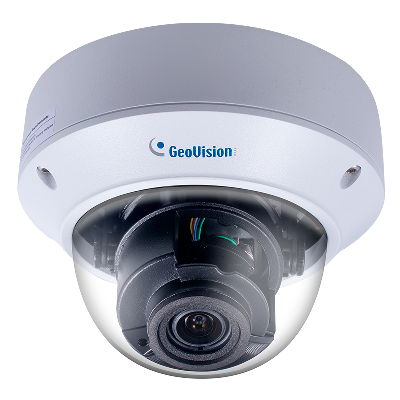 Minidomo IP GEOVISION™ GV-TVD4810 de 4MPx 5x 2.7-13.5mm Motorizada con IR 30m (+Audio y Alarma)//GEOVISION™ GV-TVD4810 de 4MPx 5x 2.7-13.5mm Motorized IP Mini Dome with IR 30m (+Audio & Alarm)