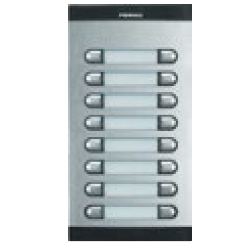 Placa de Botonera FERMAX® CITY™ Classic 5 P 208 (4+N) - 16 Pulsadores//FERMAX® CITY™ Classic 5 P 208 Hollow Entry Panel with Keypad (4+N) - 16 Buttons