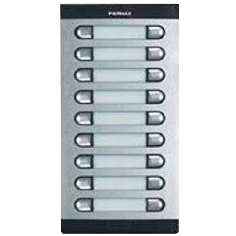 Placa de Botonera FERMAX® CITY™ Classic 5 P 209 (4+N) - 18 Pulsadores//FERMAX® CITY™ Classic 5 P 209 Hollow Entry Panel with Keypad (4+N) - 18 Pushbuttons