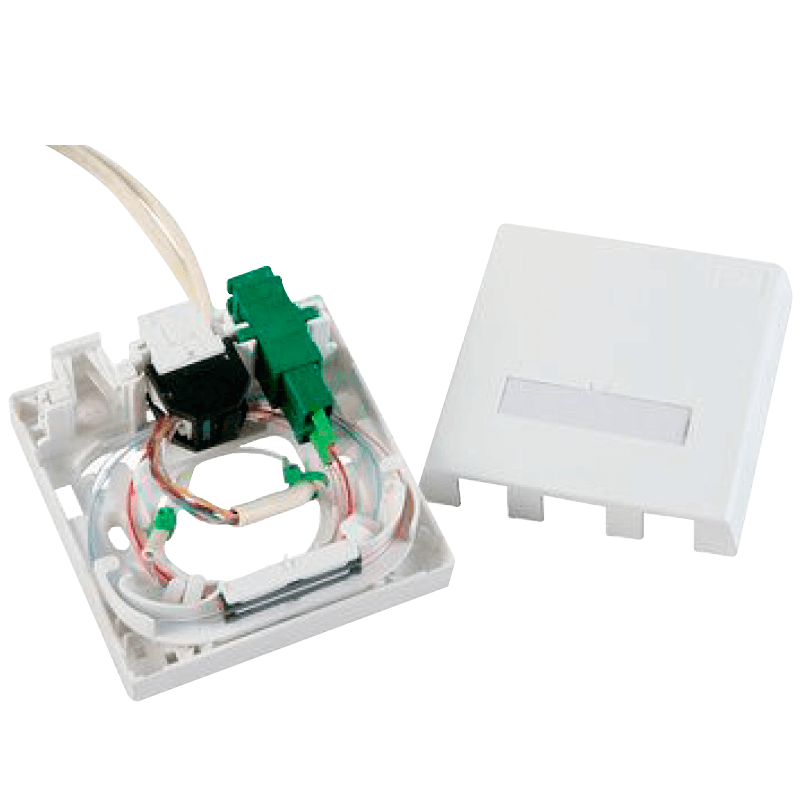 Roseta 3M™ para 4 SC + 1 RJ45 (No Incluidos)//3M™ Rosette for 4 SC + 1 RJ45 (Not Included)