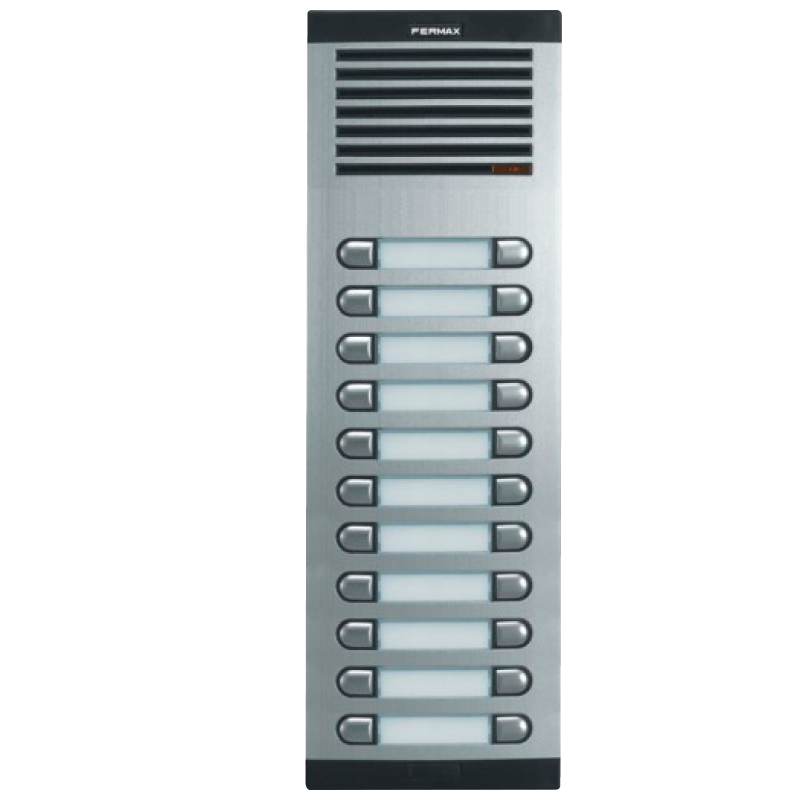 Placa de Audio FERMAX® CITY™ Classic 8 AP 211 (4+N) - 22 Pulsadores//FERMAX® CITY™ Classic 8 AP 211 Audio Entry Panel (4+N) - 22 Buttons
