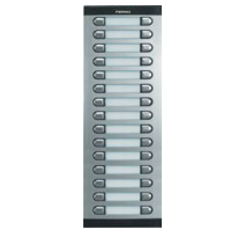 Placa de Botonera FERMAX® CITY™ Classic 8 P 215 (4+N) - 30 Pulsadores//FERMAX® CITY™ Classic 8 P 215 Keypad Entry Panel (4+N) - 30 Push Buttons