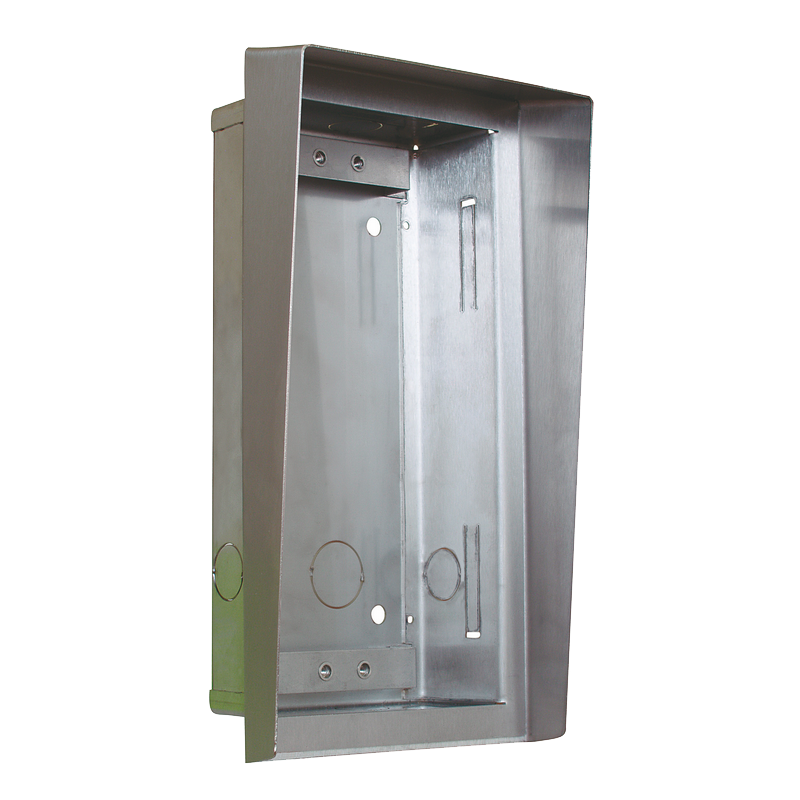 Tejadillo + Caja de Empotrar para 1 Módulo 2N® Vario™//2N® Vario™ Awning + Recessed box for 1 Module