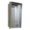 Tejadillo + Caja de Empotrar para 1 Módulo 2N® Vario™//2N® Vario™ Awning + Recessed box for 1 Module