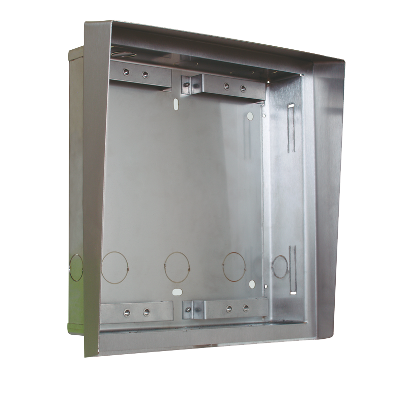 Tejadillo + Caja de Empotrar para 2 Módulos 2N® Vario™//2N® Vario™ Awning + Recessed box for 2 Modules