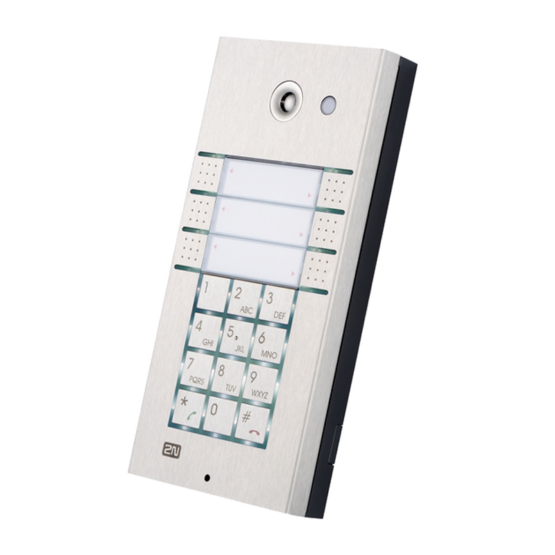 Video-Interfono 2N® Helios IP Vario™ 3x2 Botones + Teclado//3x2 Buttons 2N® Helios IP Vario™ Video-Audio Station with KBD.