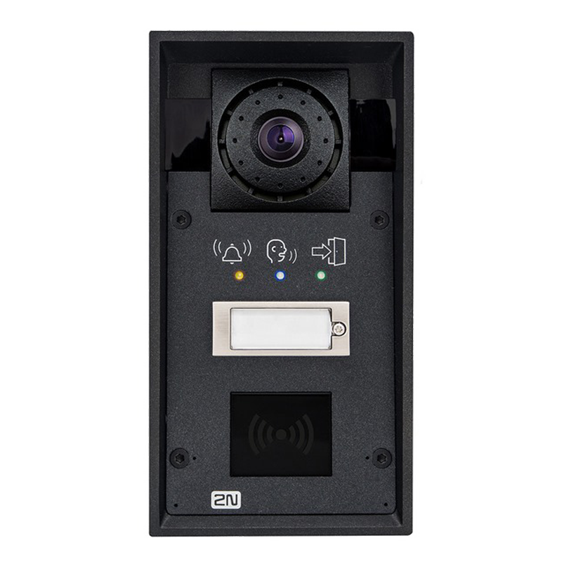 Video-Interfono HD 2N® Helios IP Force™ 1 Botón con Pictogramas//1 Button 2N® Helios IP Force™ Video-Audio Station with Pics.