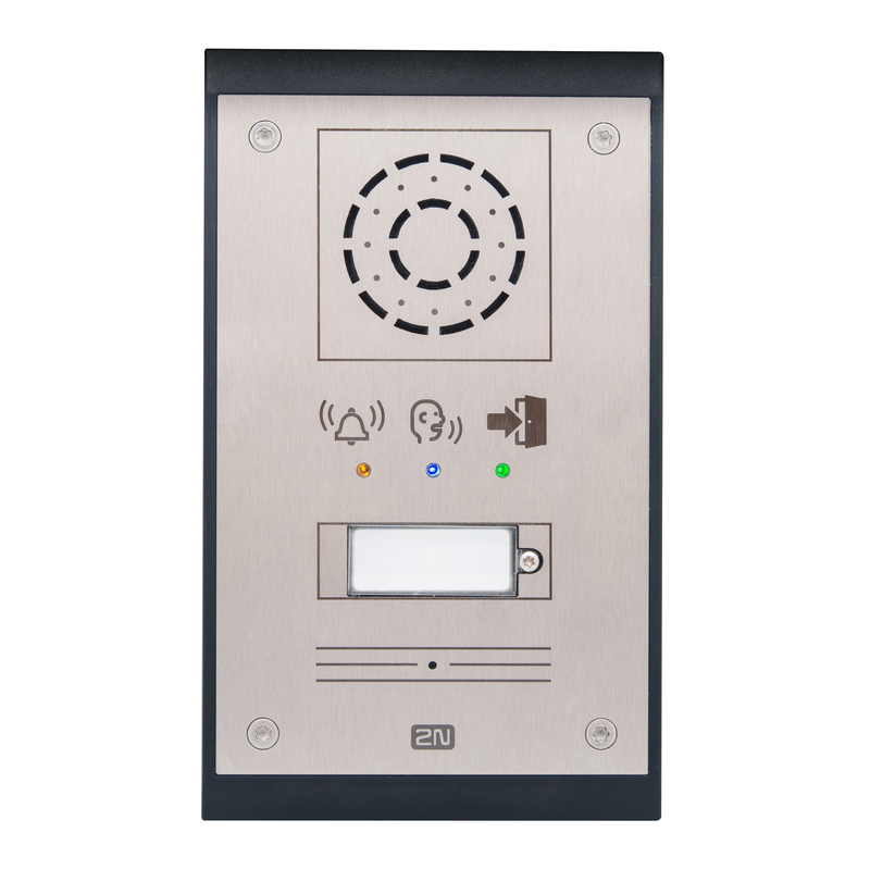 Interfono 2N® Helios IP UNI™ 1 Botón + Pictogramas//1 Button 2N® Helios IP UNI™ Intercom + Pictograms