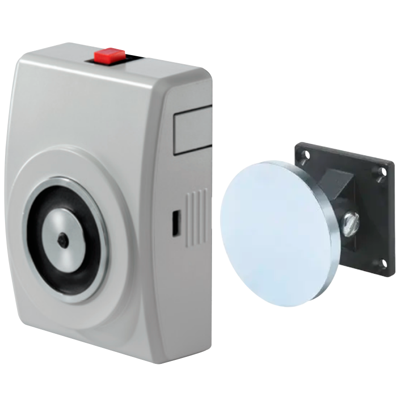 Retenedor de Pared HONEYWELL™ de 850N con Caja y Pulsador para Puerta Cortafuego//HONEYWELL™ 850N Wall Retainer with Box and Push Button for Fire Door