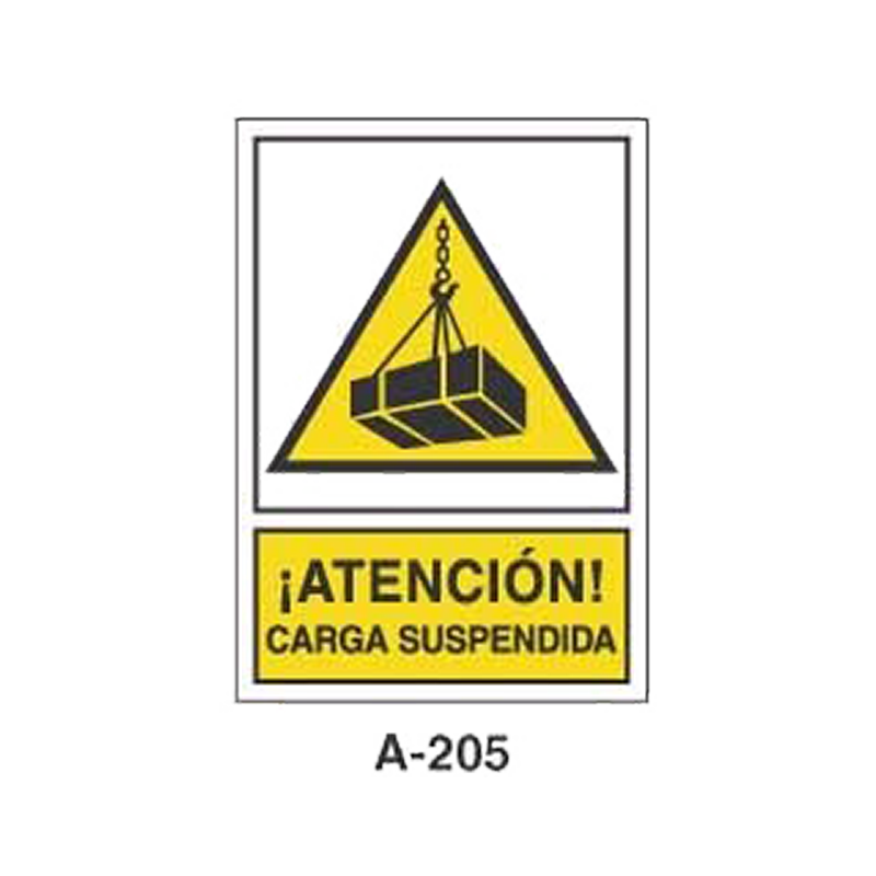 Placa de Aviso de Peligro Tipo 1 (Lámina - Clase A)//Warning & Danger Signboard Type 1 (Plastic Sheet - Class A)