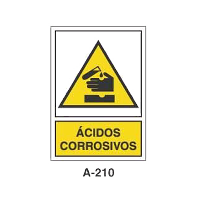 Placa de Aviso de Peligro Tipo 1 (Lámina - Clase A)//Warning & Danger Signboard Type 1 (Plastic Sheet - Class A)