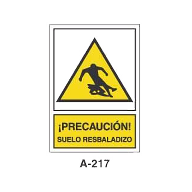Placa de Aviso de Peligro Tipo 1 (Lámina - Clase A)//Warning & Danger Signboard Type 1 (Plastic Sheet - Class A)