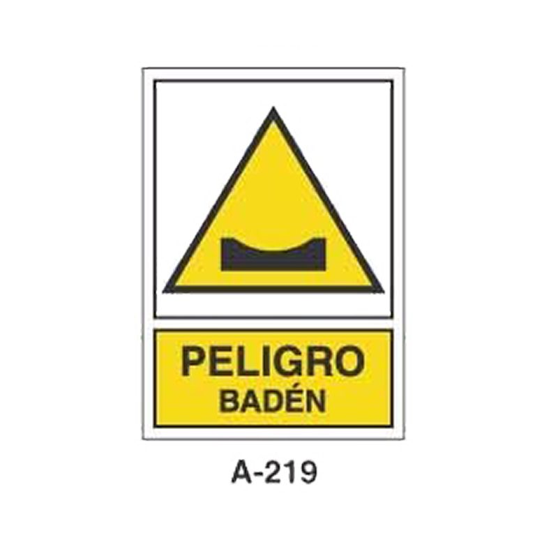Placa de Aviso de Peligro Tipo 1 (Lámina - Clase A)//Warning & Danger Signboard Type 1 (Plastic Sheet - Class A)