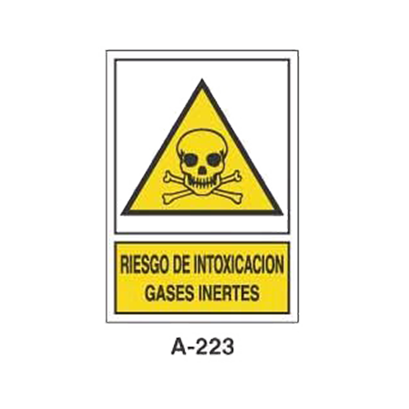 Placa de Aviso de Peligro Tipo 1 (Lámina - Clase A)//Warning & Danger Signboard Type 1 (Plastic Sheet - Class A)