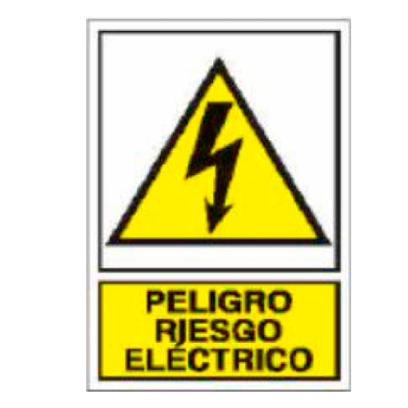 Placa de Aviso de Peligro Tipo 1 (Lámina - Clase A)//Warning & Danger Signboard Type 1 (Plastic Sheet - Class A)
