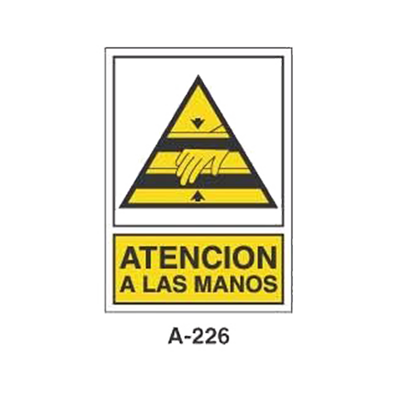Placa de Aviso de Peligro Tipo 1 (Lámina - Clase A)//Warning & Danger Signboard Type 1 (Plastic Sheet - Class A)