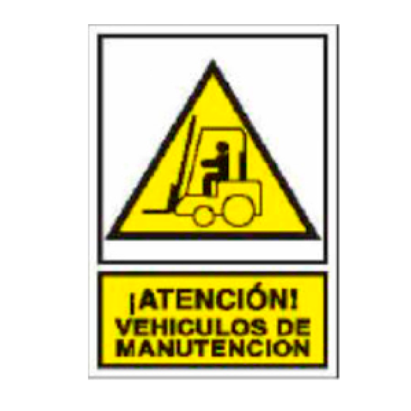 Placa de Aviso de Peligro Tipo 1 (Lámina - Clase A)//Warning & Danger Signboard Type 1 (Plastic Sheet - Class A)