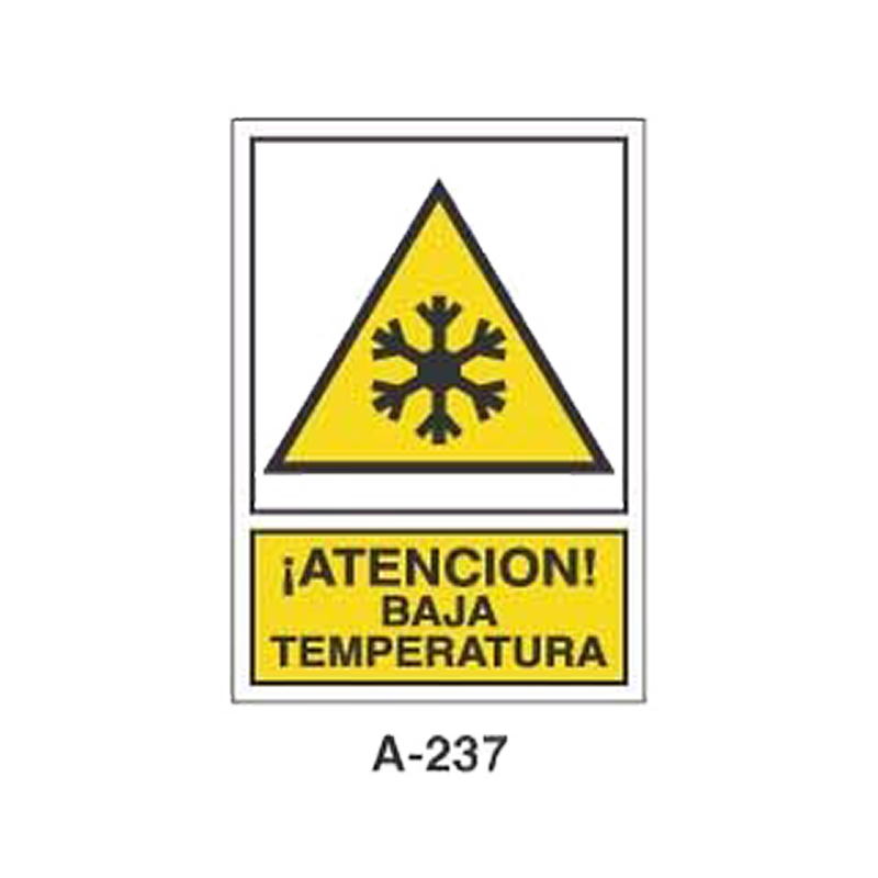 Placa de Aviso de Peligro Tipo 2 (Lámina - Clase A)//Warning & Danger Signboard Type 2 (Plastic Sheet - Class A)