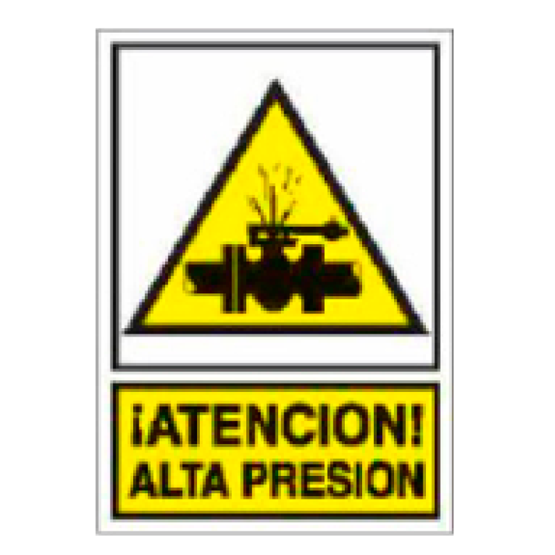 Placa de Aviso de Peligro Tipo 2 (Lámina - Clase A)//Warning & Danger Signboard Type 2 (Plastic Sheet - Class A)