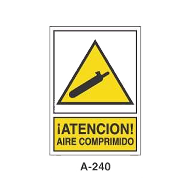 Placa de Aviso de Peligro Tipo 2 (Lámina - Clase A)//Warning & Danger Signboard Type 2 (Plastic Sheet - Class A)