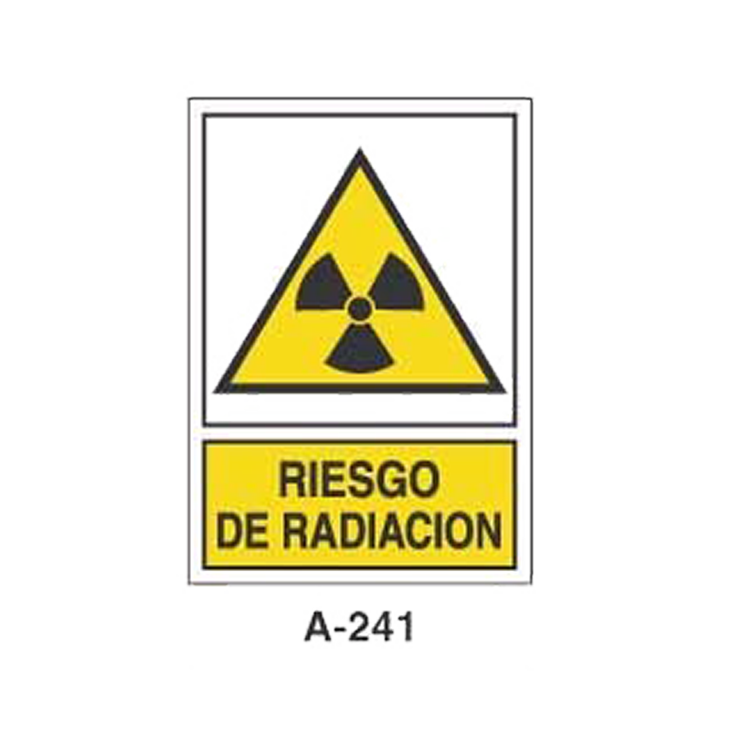 Placa de Aviso de Peligro Tipo 2 (Placa - Clase B)//Warning & Danger Signboard Type 2 (Plastic Sheet - Class B)