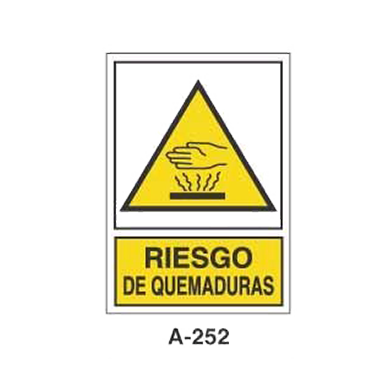 Placa de Aviso de Peligro Tipo 2 (Placa - Clase B)//Warning & Danger Signboard Type 2 (Plastic Sheet - Class B)