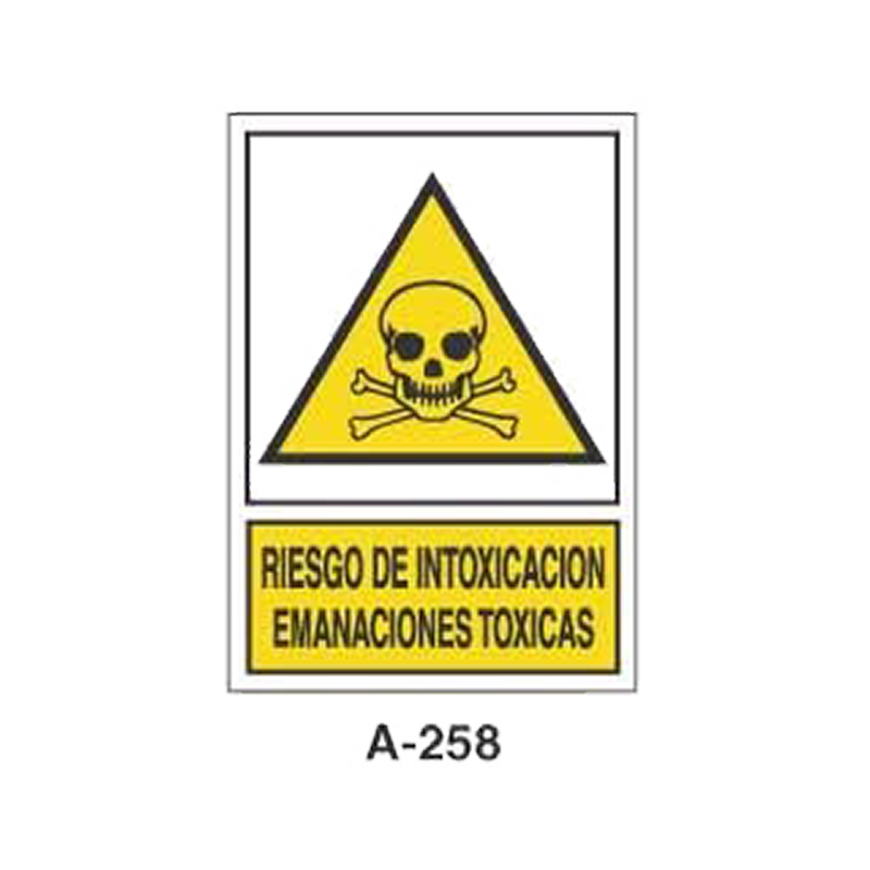 Placa de Aviso de Peligro Tipo 2 (Placa - Clase B)//Warning & Danger Signboard Type 2 (Plastic Sheet - Class B)
