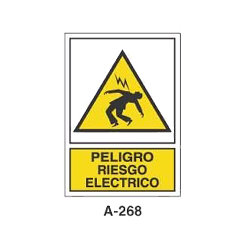 Placa de Aviso de Peligro Tipo 2 (Placa - Clase B)//Warning & Danger Signboard Type 2 (Plastic Sheet - Class B)
