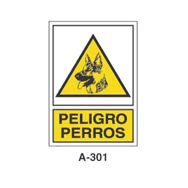 Placa de Aviso de Peligro Tipo 3 (Placa - Clase B)//Warning & Danger Signboard Type 3 (Plastic Sheet - Class B)