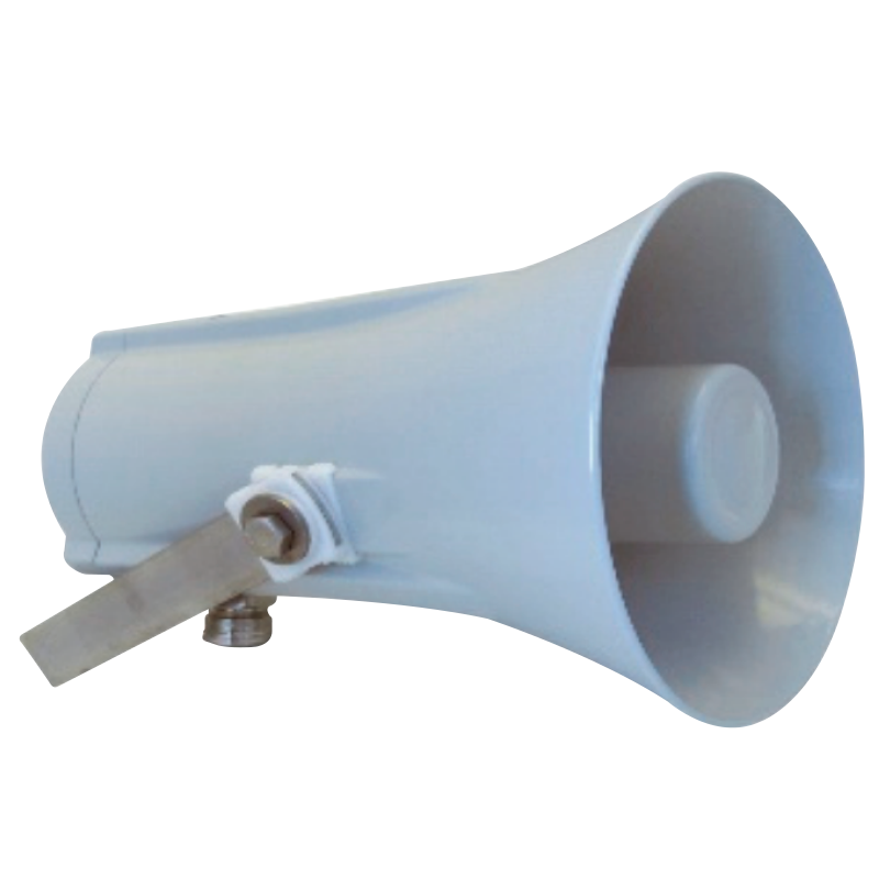 Altavoz Exponencial DNH™ AEX-15TA de Aluminio (15 W RMS, 100V, EX II 3 G EEx nA II T6  Zona 2, IP67)//DNH™ AEX-15TA Aluminum Exponential Speaker (15 W RMS, 100V, EX II 3 G EEx nA II T6 Zone 2, IP67)