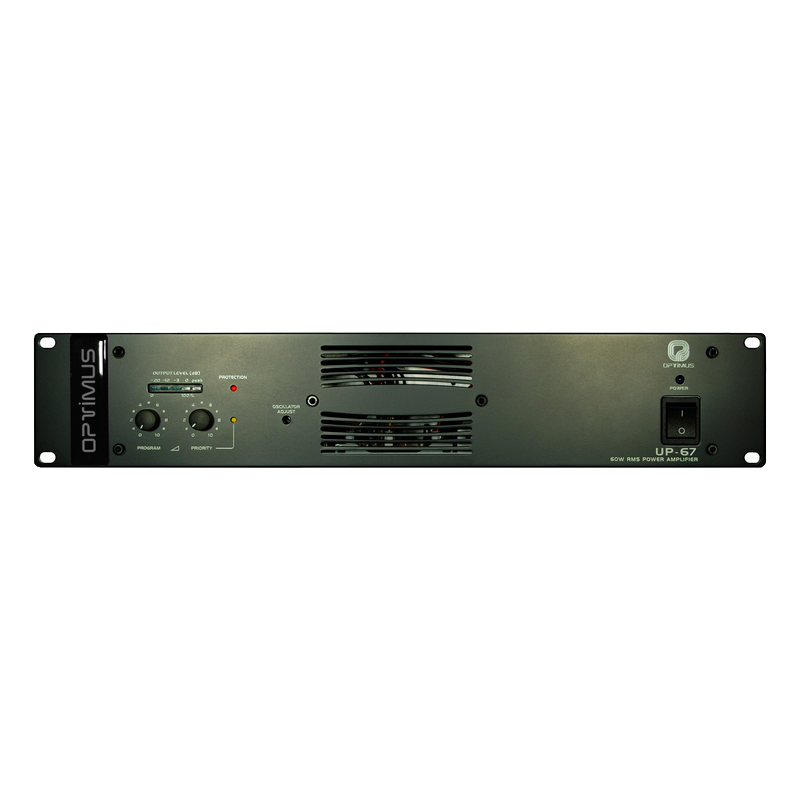 Etapa de Potencia OPTIMUS™ UP-67//OPTIMUS™ UP-67 Power Amplifier