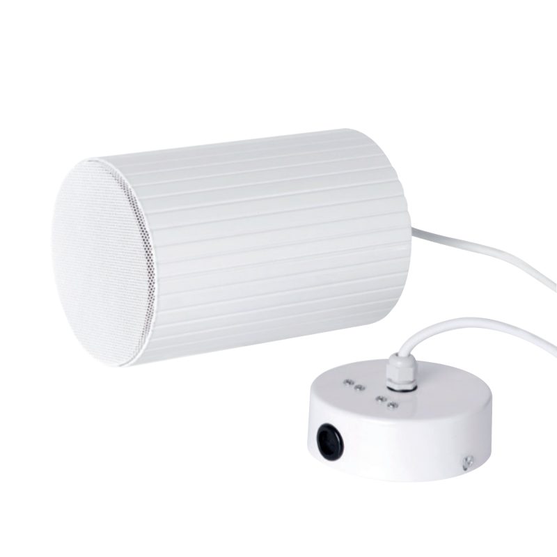 Proyector Acústico AmbientSystem™ de 20W en ABS (IP66) para Colgar del Techo//AmbientSystem™ 20W Acoustic Projector made of ABS (IP66) - Pendant Mounting